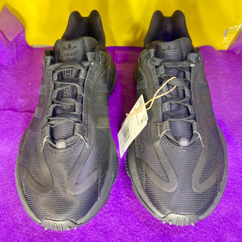 adidas Originals Ozweego Pure Triple Core Black Sz 10.5 H04216 Running Shoes New - Picture 3 of 13